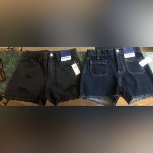Old Navy Shorts Girls size 8 two pairs New
